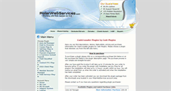 Desktop Screenshot of cpluginsdemo.polarwebservices.com